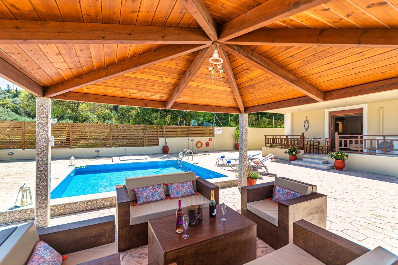 Maria'S Luxurious Villa In Koskinou Koszkinú Kültér fotó